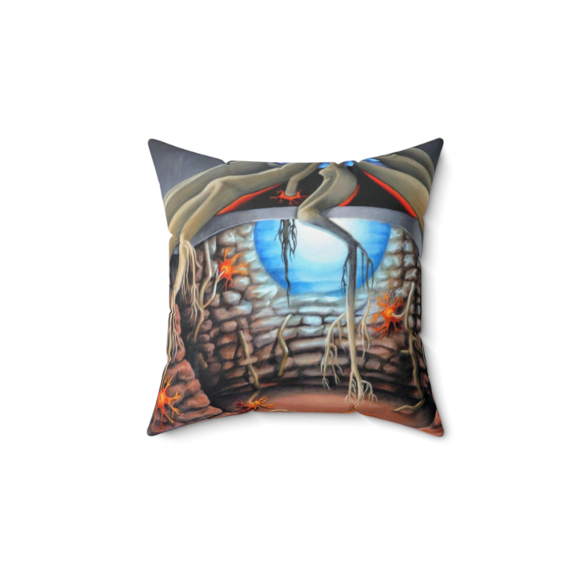 Undergrounded pillow