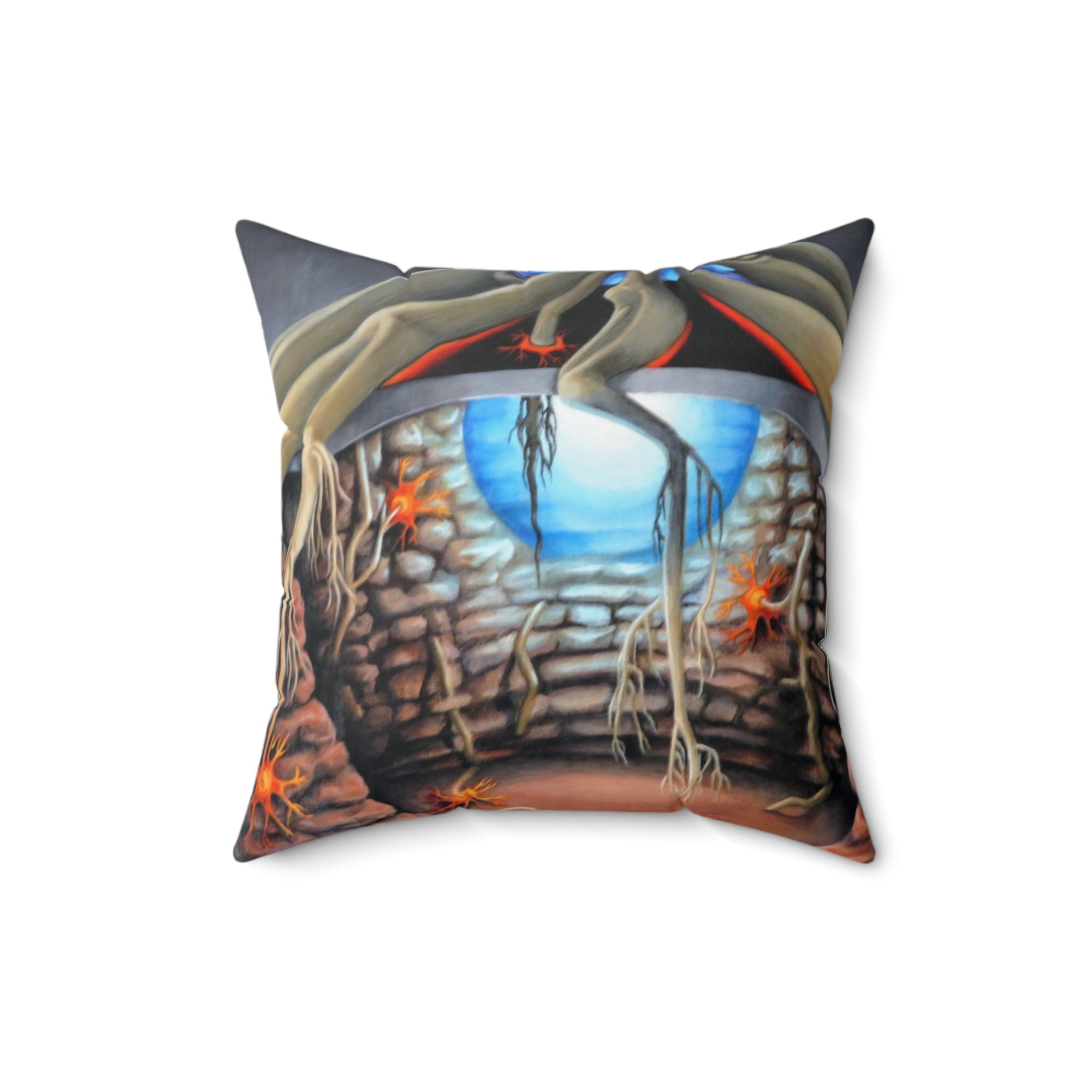 Undergrounded pillow