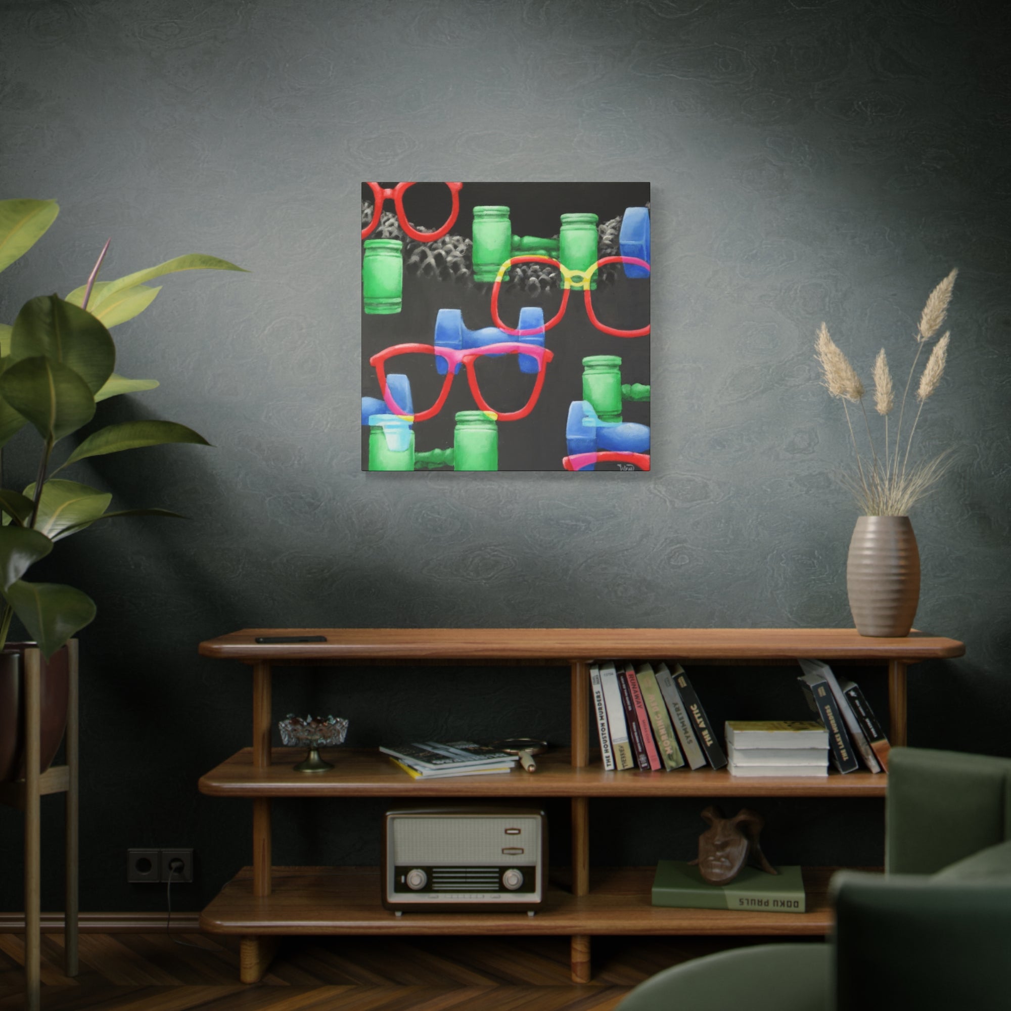 RGB RBG 2 of 3 Stretched Canvas