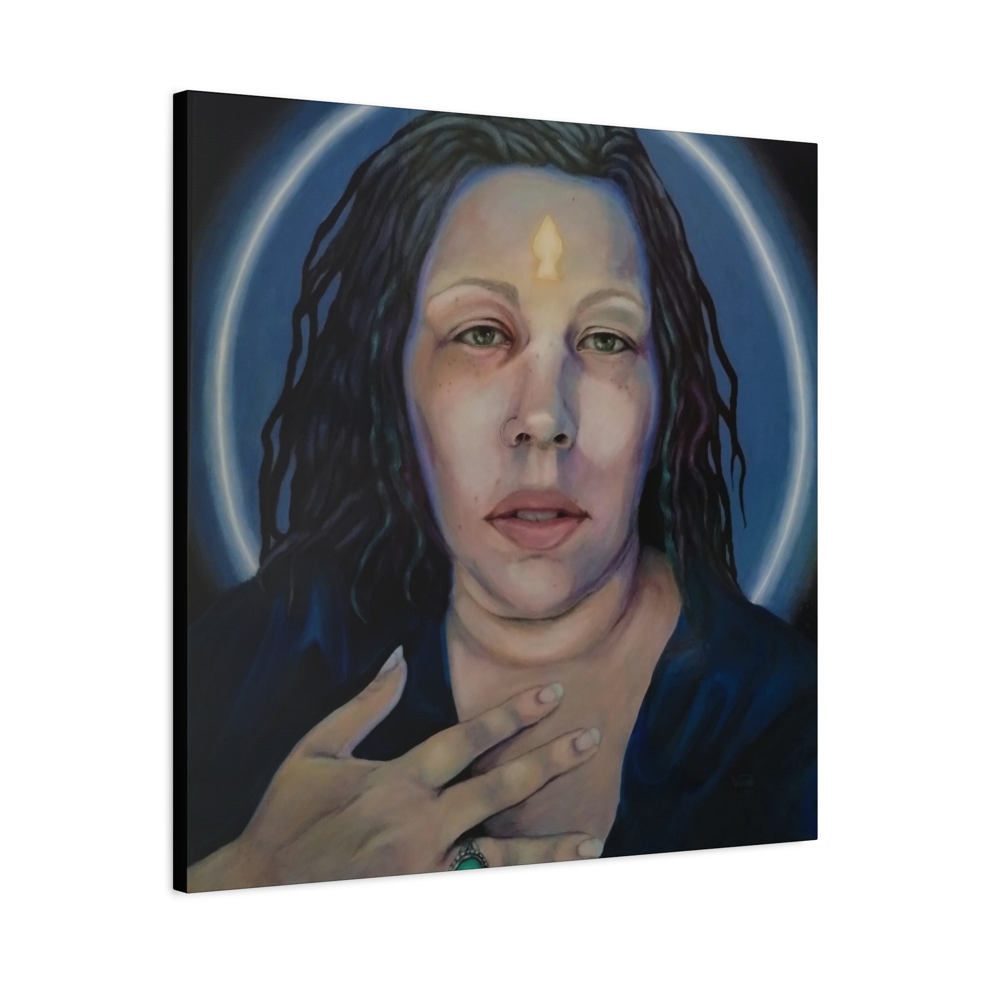 Circle Stretched Canvas