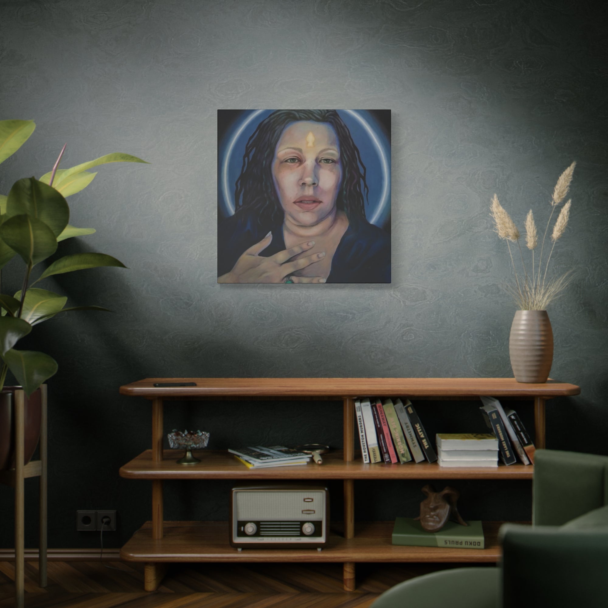 Circle Stretched Canvas