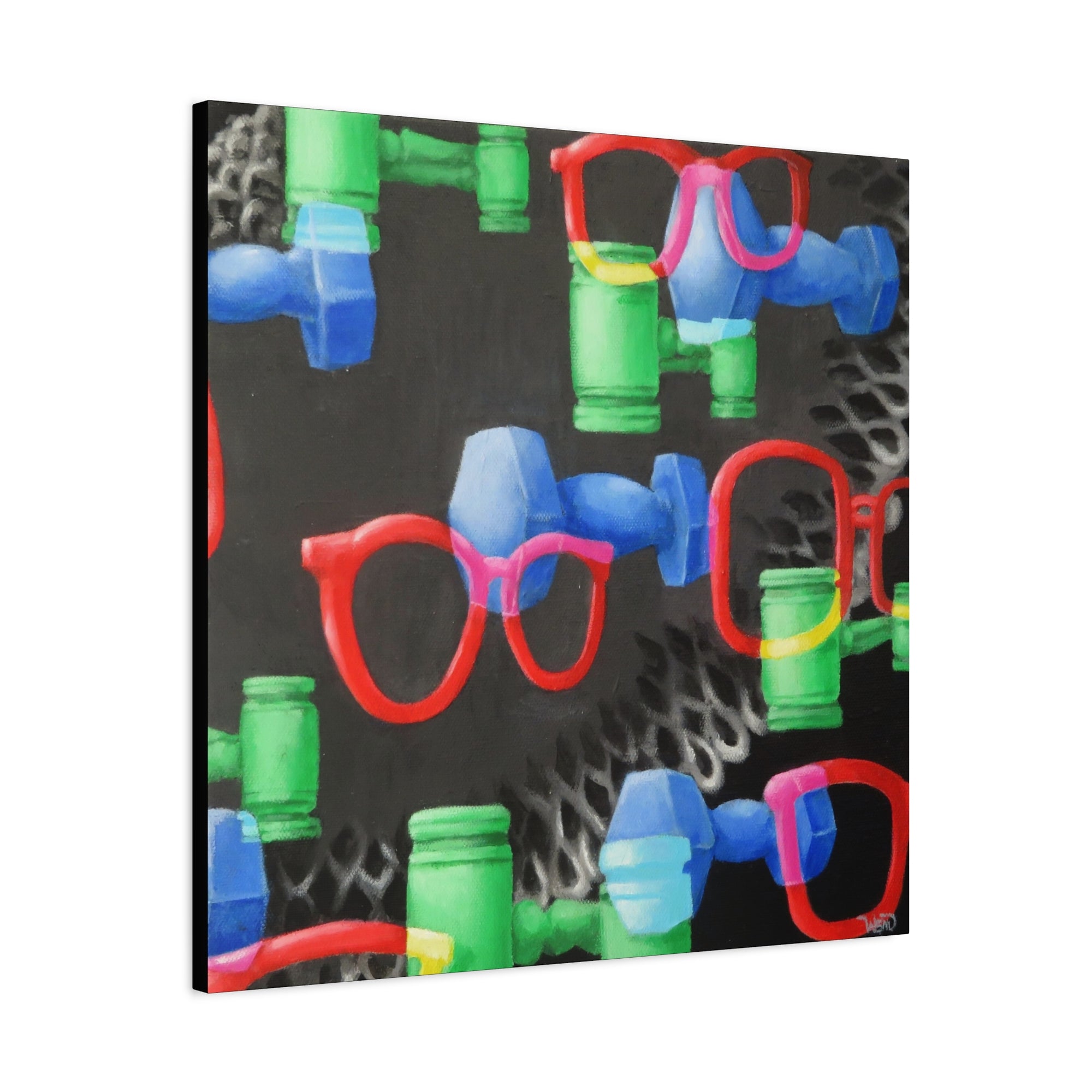 RGB RBG 3 of 3 Stretched Canvas
