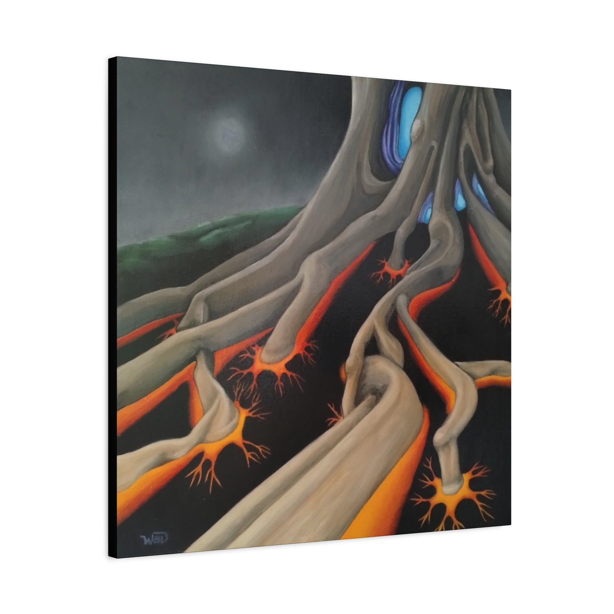 Grounded Stretched Canvas