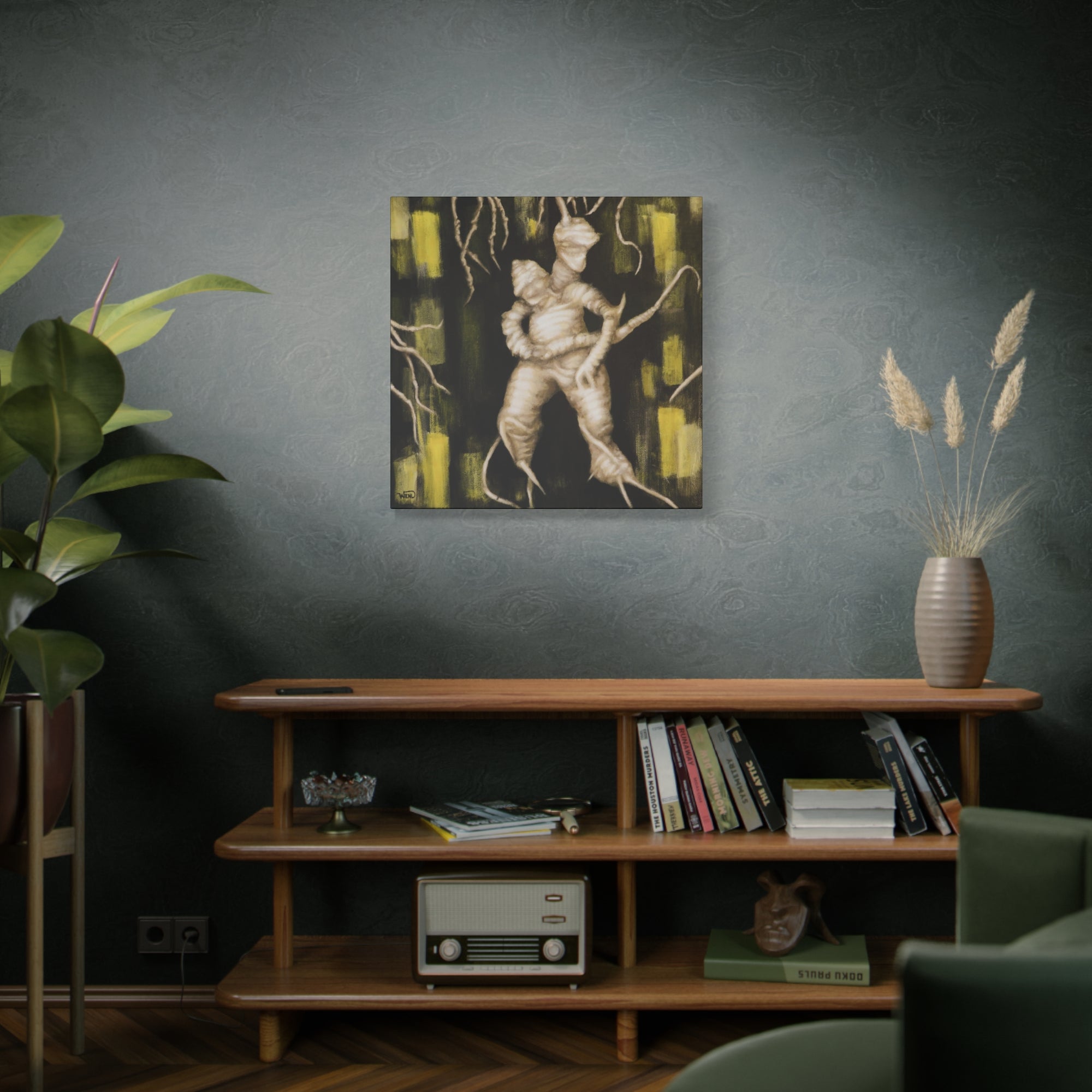 Manroot Yellow Stretched Canvas