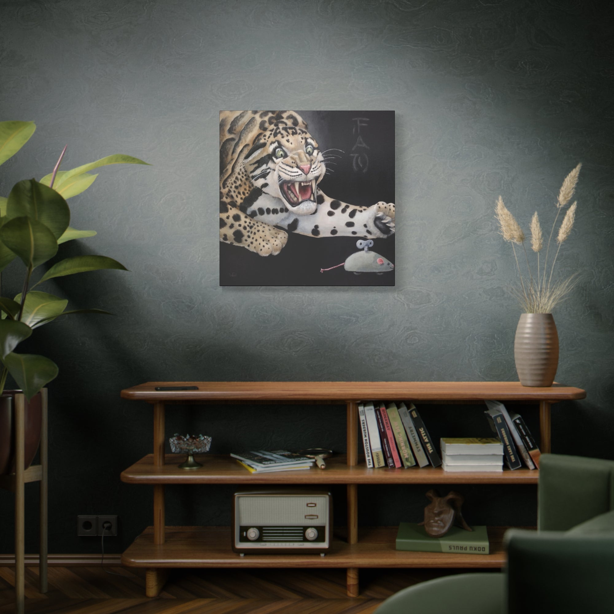 Clouded Stretched Canvas
