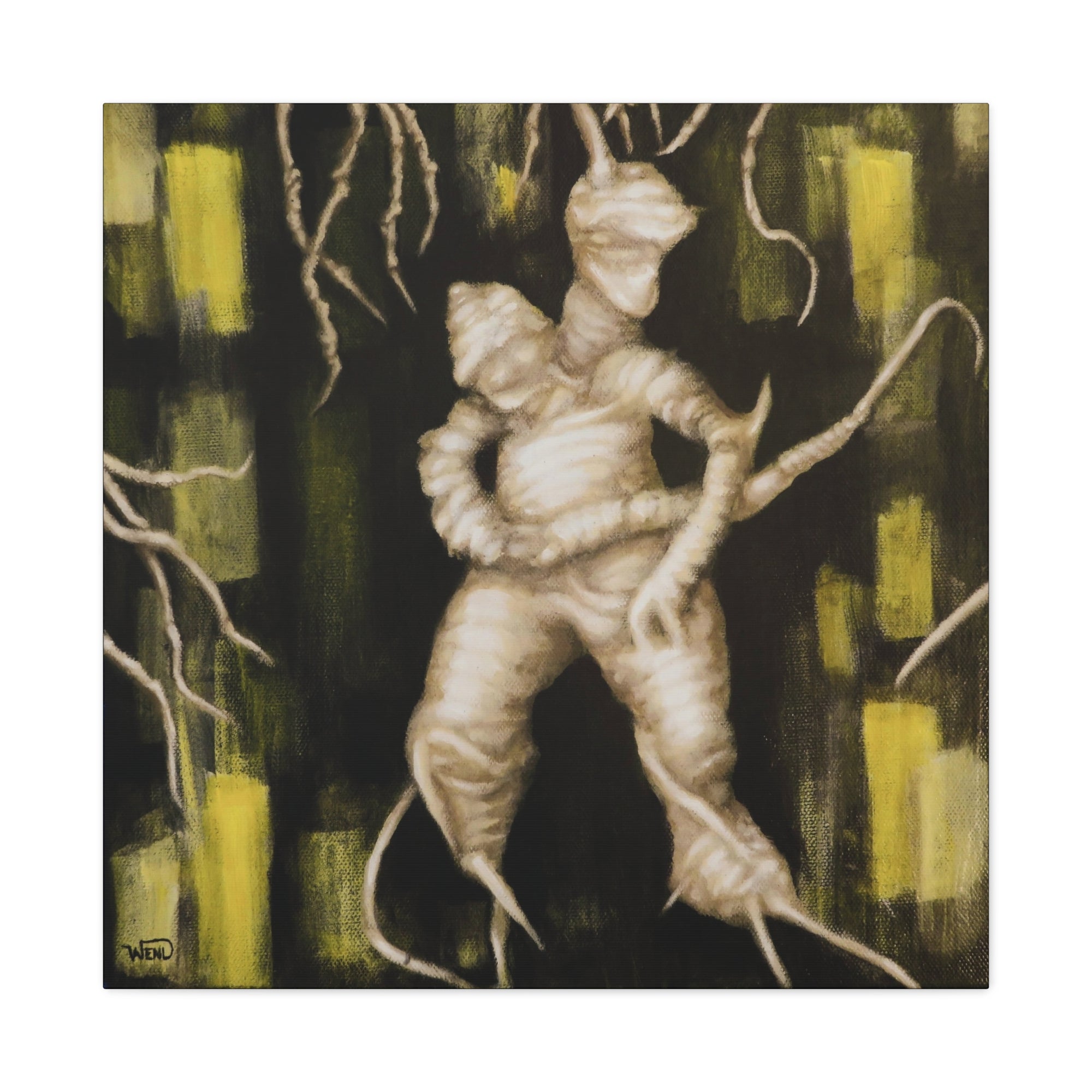 Manroot Yellow Stretched Canvas