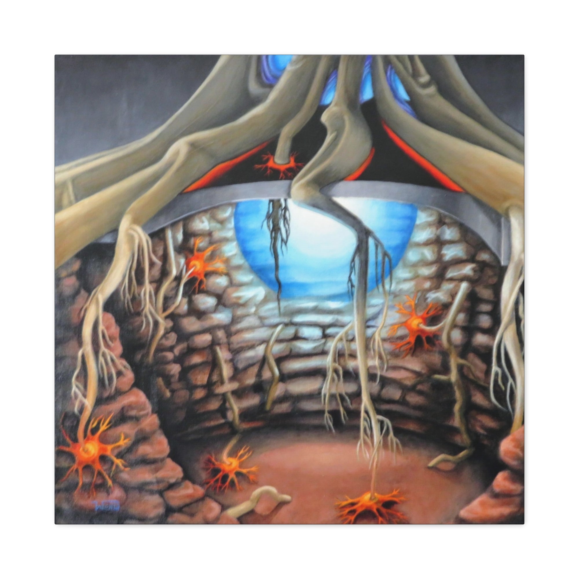 Undergrounded Stretched Canvas