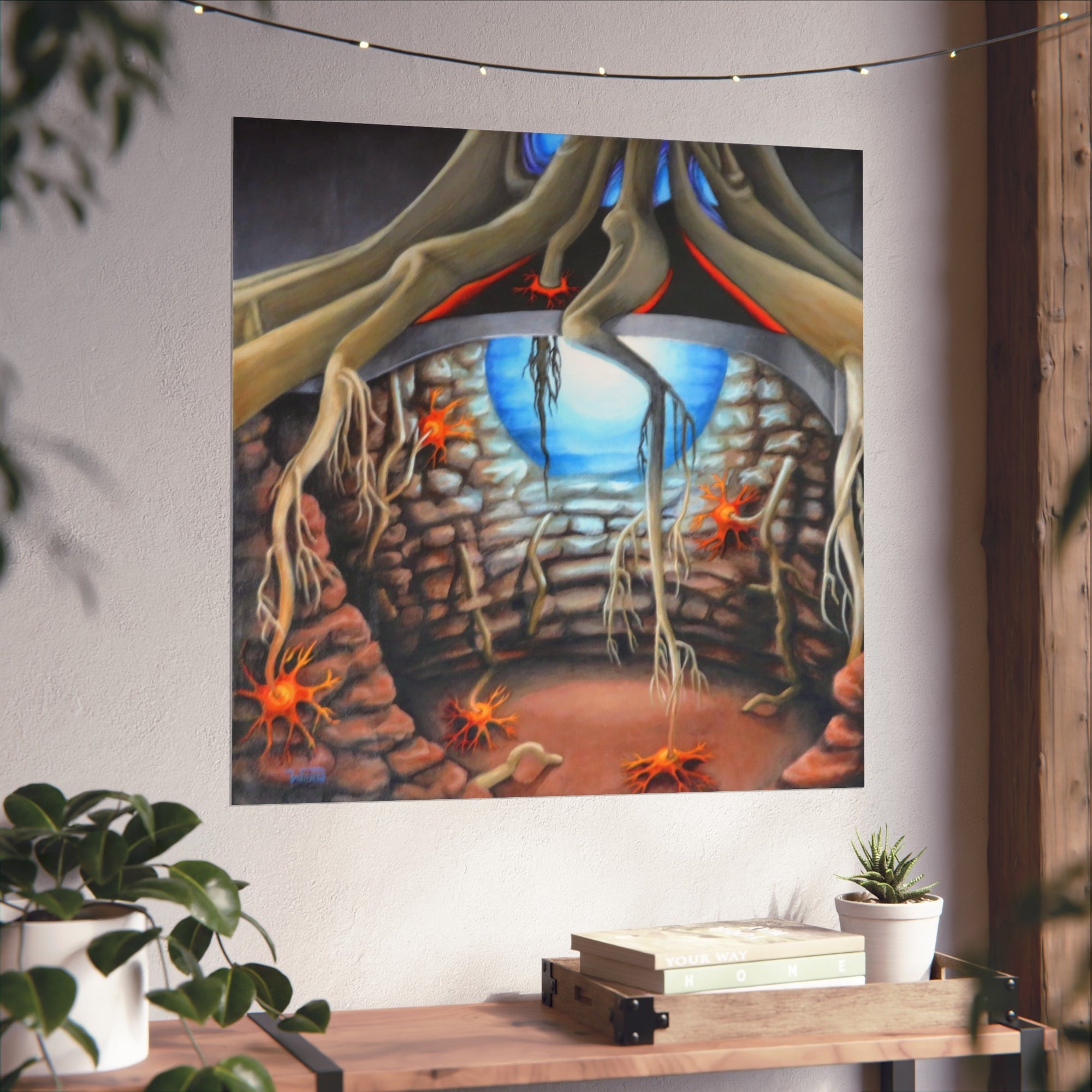 Undergrounded print