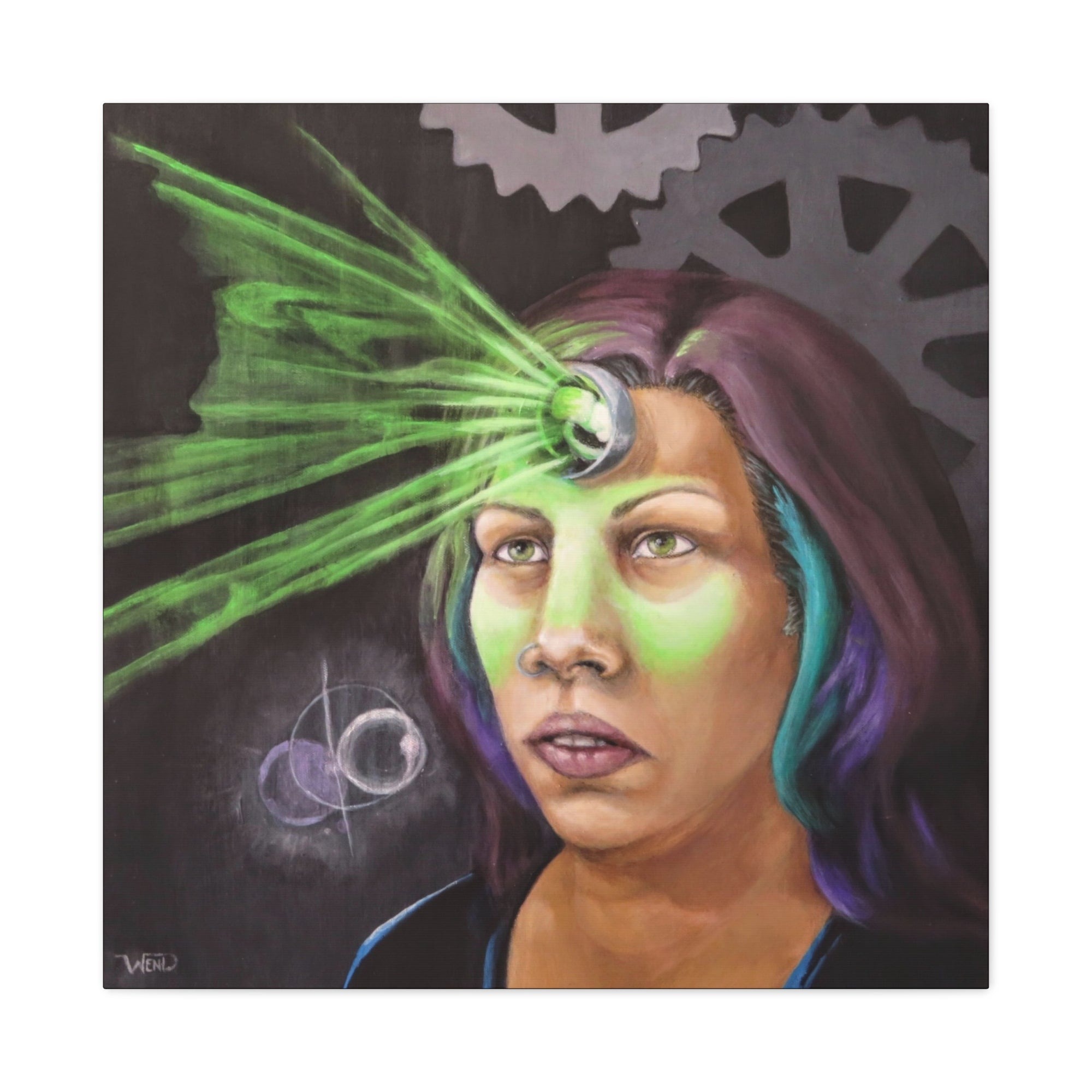 Projection Stretched Canvas