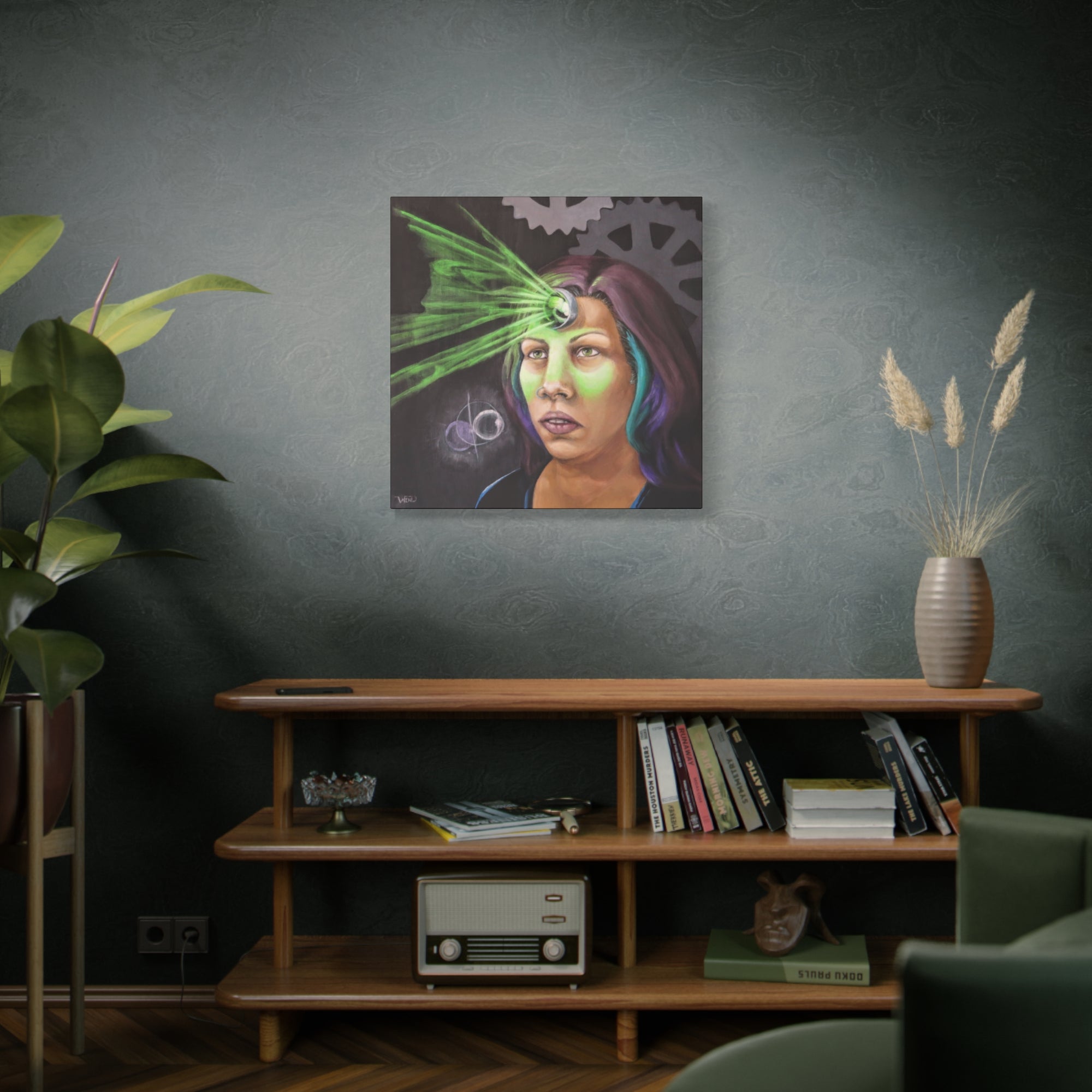 Projection Stretched Canvas