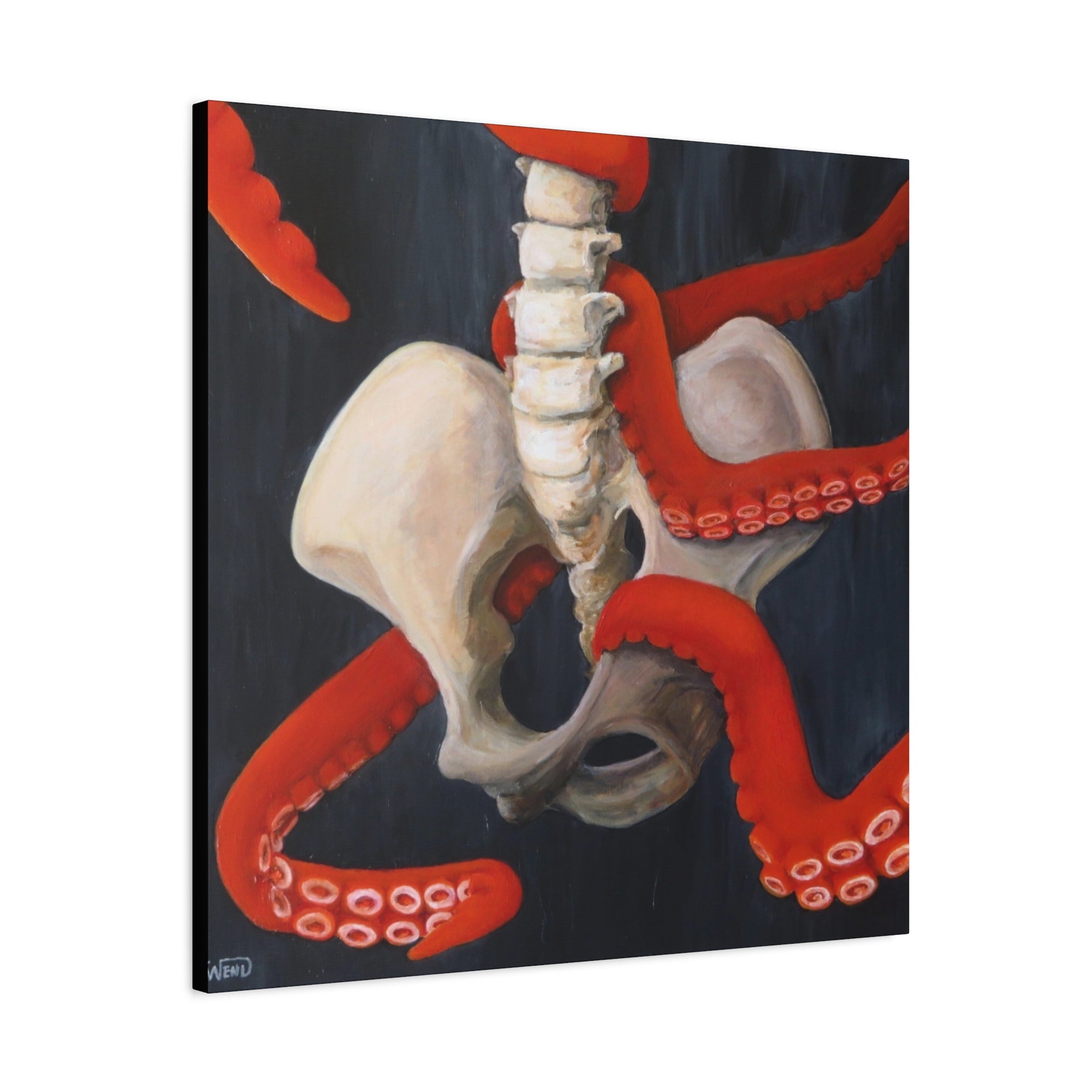 Deconstruction Stretched Canvas