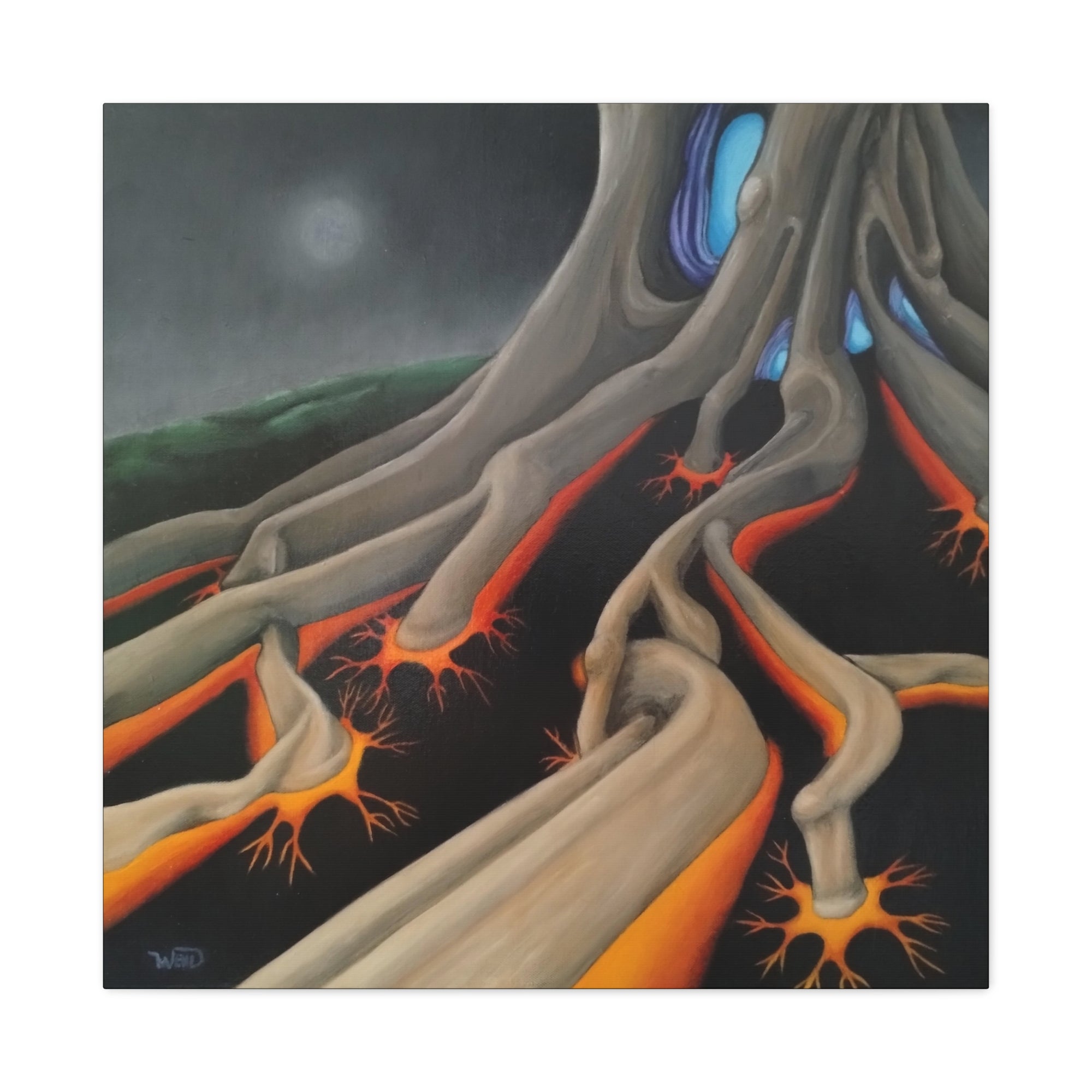 Grounded Stretched Canvas